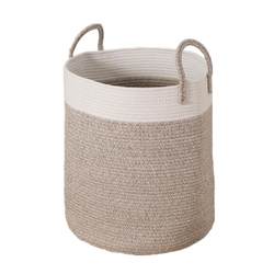 Japanese-style cotton rope dirty clothes basket household large-capacity debris storage basket children's toy storage bucket foldable dirty clothes bucket