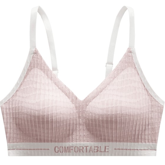 Semir underwear women's fashion contrasting color sexy lace girl stretch breathable comfortable vest bra with chest pad Semir underwear women's fashion contrasting color sexy lace girl stretch breathable comfortable vest bra with chest pad