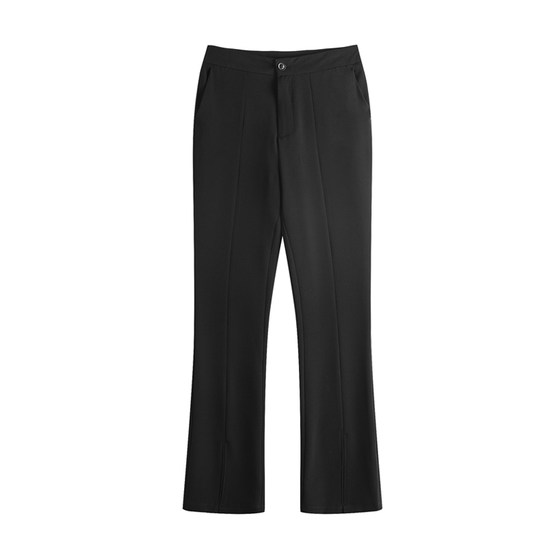 Slit suit pants for women in spring and autumn new high-waisted slimming nine-point straight pants large size casual Harunt small foot cigarette pants
Slit suit pants for women in spring and autumn new high-waisted slimming nine-point straight pants large size casual Harunt small foot cigarette pants
