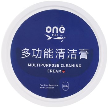 ONEFULL white shoe cleaning cream shoe cleaning artifact 300g/box sports shoes special decontamination brush ຕົວແທນເຮັດຄວາມສະອາດເກີບ