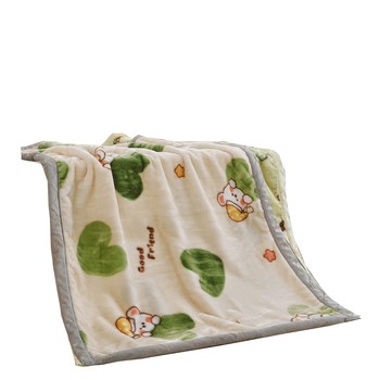 Baby Raschel blanket winter thickened cover blanket children ຜ້າຫົ່ມເດັກນ້ອຍເດັກນ້ອຍເດັກນ້ອຍອະນຸບານນັກສຶກສາຫໍພັກ nap quilt