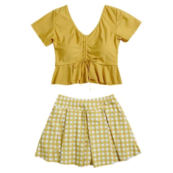 Korean little fresh girl swimsuit girl swimsuit children 12-15 years old students conservative skirt split swimwear
Korean little fresh girl swimsuit girl swimsuit children 12-15 years old students conservative skirt split swimwear