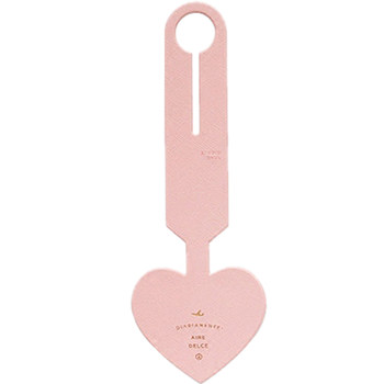 2NUL Korean heart-shaped suitcase tag suitcase boarding pass luggage tag checked business card bag pendant