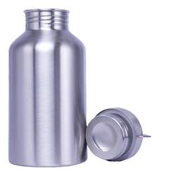 Summer large-capacity all-steel 304 stainless steel water bottle thickened single-layer non-insulated sports water bottle men's water cup outdoor