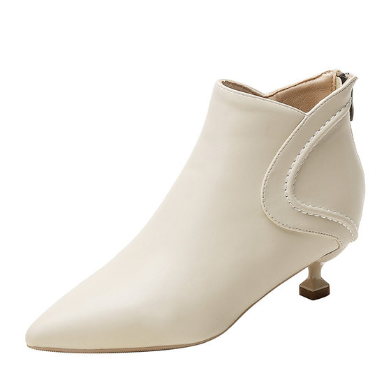 3cm small heel short boots for women 2024 autumn and winter new pointed toe rear zipper fashion boots soft leather beige nude boots
3cm small heel short boots for women 2024 autumn and winter new pointed toe rear zipper fashion boots soft leather beige nude boots