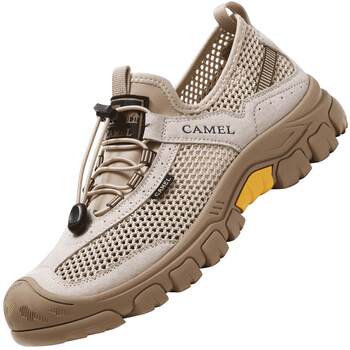 Camel Outdoor Shoes Men's 2024 Summer New Anti-Slip Sports and Leisure Mesh Shoes Breathable Men's Shoes Hiking and Mountaineering Shoes