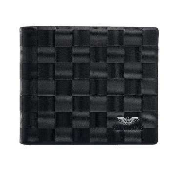 Falai Armani wallet ຜູ້ຊາຍຂອງຜູ້ຊາຍ 2024 ຫນັງແທ້ຂອງແທ້ຊັ້ນທໍາອິດ cowhide ສັ້ນ wallet card bag