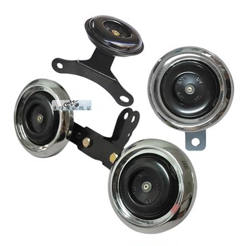 Motorcycle universal horn 12v CG125 Pearl River Happiness GN125 Suzuki King CBT125 ເພັດ Leopard horn ໄຟຟ້າ