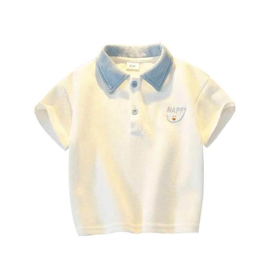 Boys short -sleeved T -shirt in summer Half -sleeved western cartoon lapel printed child baby Polo shirt versatile cotton
Boys short -sleeved T -shirt in summer Half -sleeved western cartoon lapel printed child baby Polo shirt versatile cotton