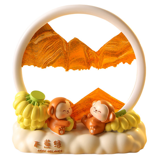Fun little monkey forbids anxiety quicksand painting ornaments office desktop high-end decoration relaxing creative gift
Fun little monkey forbids anxiety quicksand painting ornaments office desktop high-end decoration relaxing creative gift