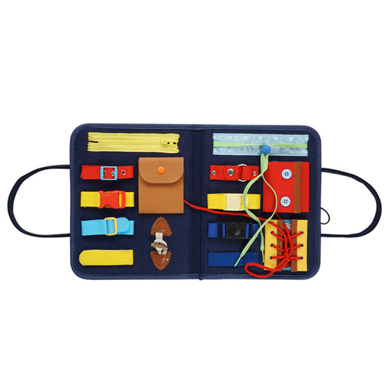 Mongolian busy board learning dressing toy, shoe storage bag children's puzzle early teaching fine action life teaching aids
Mongolian busy board learning dressing toy, shoe storage bag children's puzzle early teaching fine action life teaching aids