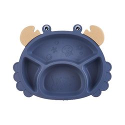 Children's tableware set baby divided plate infant and toddler eating bowl student lunch plate anti-fall cute cartoon