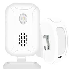 Split welcome device doorbell voice wireless infrared anti-theft alarm hello welcome sensor door entry