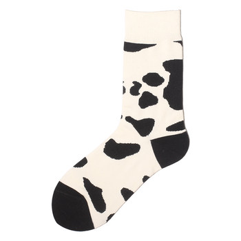 ABSURDSTORY ທໍາມະດາຊຸດຄວາມຮັກສີແດງກາງຕີນ calf socks ເອີຣົບແລະອາເມລິກາ trendy socks ຝ້າຍບໍລິສຸດຂອງແມ່ຍິງພາກຮຽນ spring socks ສໍາລັບຜູ້ຊາຍ