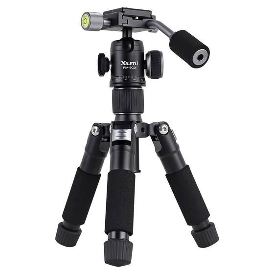 Xiletu FM5C2 Mini Tripod Portable Desktop Micro Single SR Camera Photography Video Reverse Folding Telescopic Bracket Mobile Live Time-lapse Gambit Accessories Concert Climbing Tripod
Xiletu FM5C2 Mini Tripod Portable Desktop Micro Single SR Camera Photography Video Reverse Folding Telescopic Bracket Mobile Live Time-lapse Gambit Accessories Concert Climbing Tripod
