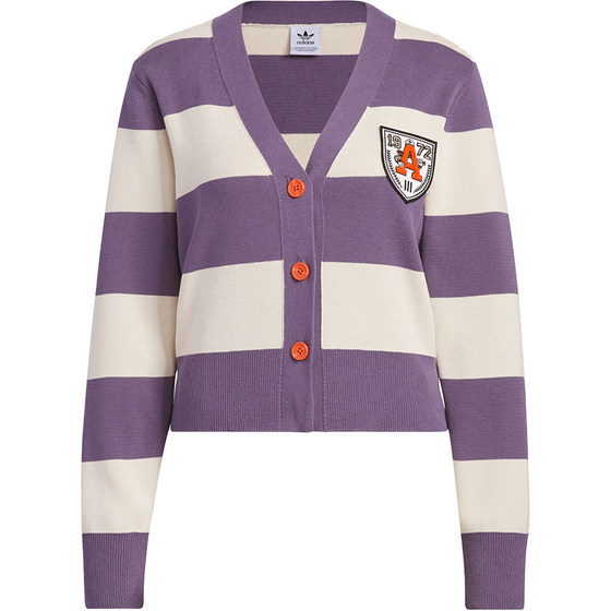 Adidas/Adidas official authentic 2023 new women's casual striped V-neck knitted jacket IN1068
Adidas/Adidas official authentic 2023 new women's casual striped V-neck knitted jacket IN1068