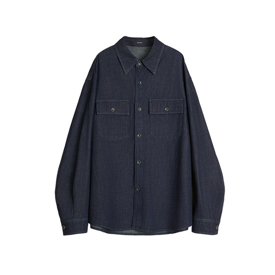 DUPU American denim original color long-sleeved shirt, light luxury texture, same style shirt for men and women
DUPU American denim original color long-sleeved shirt, light luxury texture, same style shirt for men and women