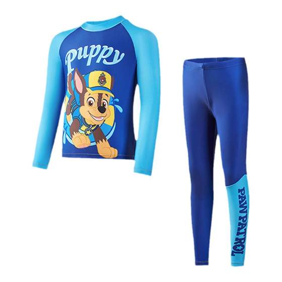 Wangwang team children's swimsuit boy summer long-sleeved Class A sun protection swim trunk boy 3-year-old baby split swimwear equipment
Wangwang team children's swimsuit boy summer long-sleeved Class A sun protection swim trunk boy 3-year-old baby split swimwear equipment