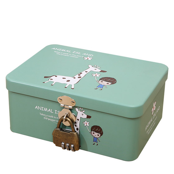 Storage box with lock password lock storage box home student letter box privacy jewelry box small iron box small box
Storage box with lock password lock storage box home student letter box privacy jewelry box small iron box small box