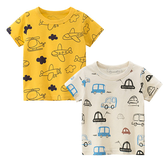 Boys Short-sleeved T-shirt 2025 Summer New Children's Children's Clothing Boys Pure Cotton Thin Half-sleeved Top Base Shirt Trendy
Boys Short-sleeved T-shirt 2025 Summer New Children's Children's Clothing Boys Pure Cotton Thin Half-sleeved Top Base Shirt Trendy