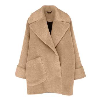ເສື້ອຢືດຊັ້ນສູງ Suli Albaka Alpaca 2023 ໃໝ່ຂອງຜູ້ຍິງລະດູໜາວກາງລວງຍາວ A Version Cashmere Wool Coat