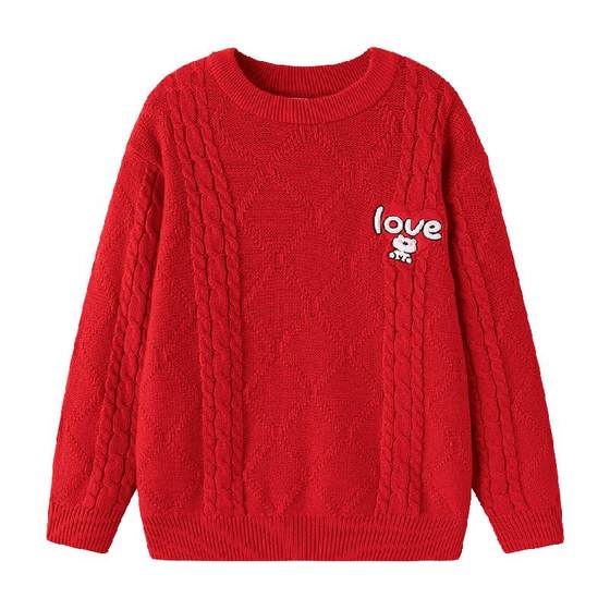 Balabala children's clothing children's sweater boys and girls autumn and winter 2025 new parent-child pullover knitted sweater New Year's greetings
Balabala children's clothing children's sweater boys and girls autumn and winter 2025 new parent-child pullover knitted sweater New Year's greetings