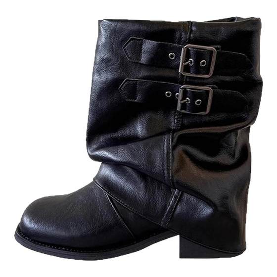Wrinkled pile boots for women 2025 new black Maillard mid-tube boots for women fashion western boots motorcycle martin boots
Wrinkled pile boots for women 2025 new black Maillard mid-tube boots for women fashion western boots motorcycle martin boots