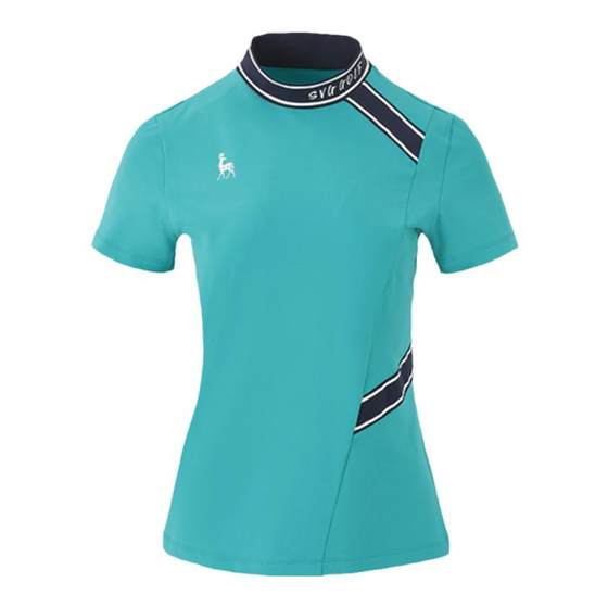 SVG Golf Spring New Women's Peacock Blue Letter Print Short Sleeve T-shirt Small Stand Collar Sports Top
SVG Golf Spring New Women's Peacock Blue Letter Print Short Sleeve T-shirt Small Stand Collar Sports Top