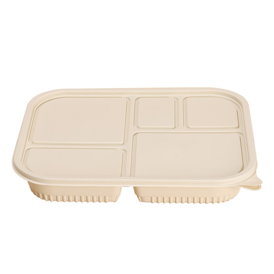 Disposable corn starch lunch box environmentally friendly and biodegradable partition packing box three, four, five takeout fast food lunch box
Disposable corn starch lunch box environmentally friendly and biodegradable partition packing box three, four, five takeout fast food lunch box