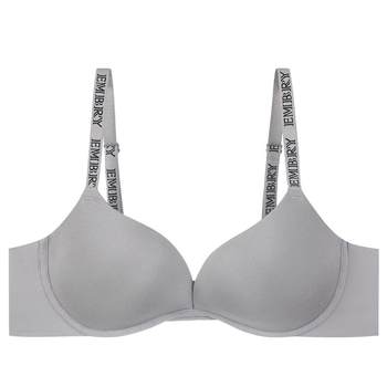 Embry Letters Shoulder Straps 3D Soft Support Bra Women's Small Breast Push Up Bra