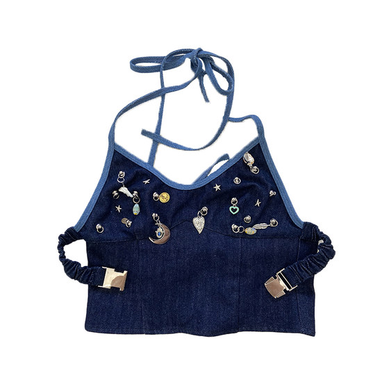 Next Star Moon Ocean Two-Color Bikini Vest/Sling Vest Denim Strap Hanging Accessories
Next Star Moon Ocean Two-Color Bikini Vest/Sling Vest Denim Strap Hanging Accessories