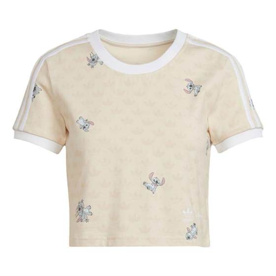 Adidas short-sleeved women's short cotton clover Stitched joint round neck T-shirt HT3943
Adidas short-sleeved women's short cotton clover Stitched joint round neck T-shirt HT3943