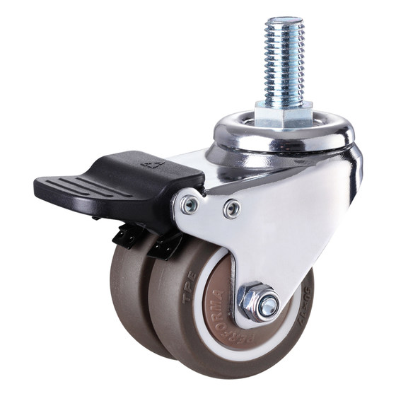 Heavy-duty universal castor furniture coffee table pulley directional wheel mute wheel with brake small cart universal wheel base
Heavy-duty universal castor furniture coffee table pulley directional wheel mute wheel with brake small cart universal wheel base