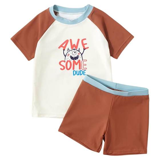 Betas Children's Swimsuit Set 2025 Summer New High-Elastic Quick-Drying Baby Swimming Shorts Set S
Betas Children's Swimsuit Set 2025 Summer New High-Elastic Quick-Drying Baby Swimming Shorts Set S