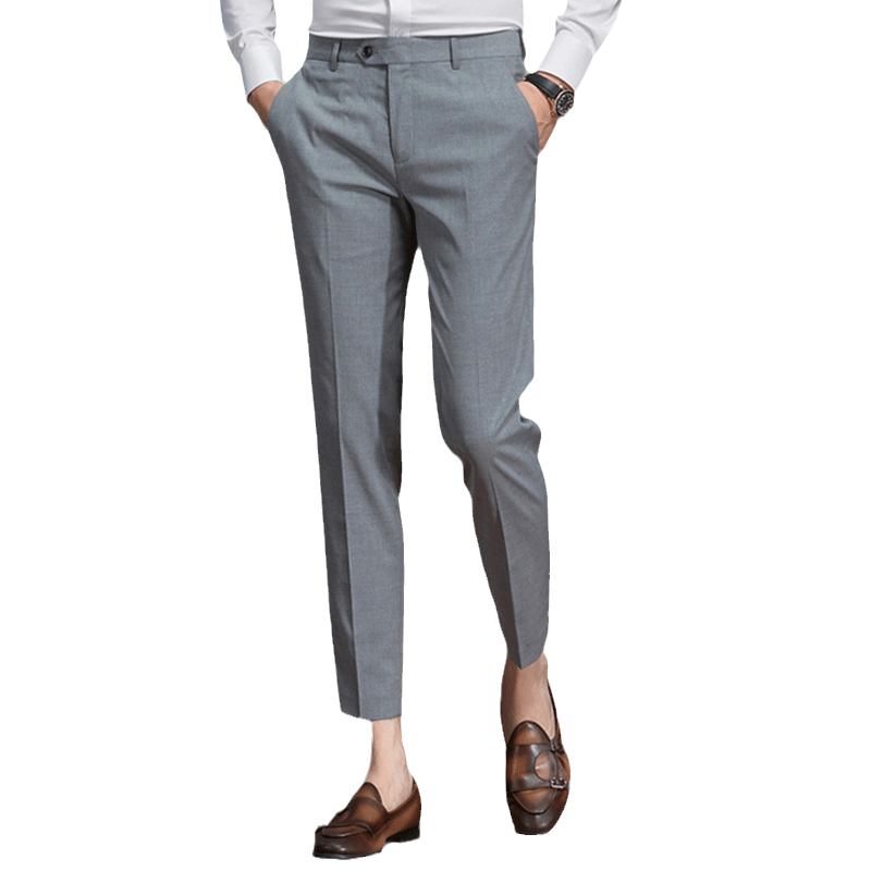 Men's pants Business high-end slim foot casual suit spring and summer thin eight-point seven-point nine-point men's trousers
Men's pants Business high-end slim foot casual suit spring and summer thin eight-point seven-point nine-point men's trousers