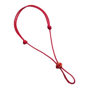 Wearable copper coin semi-finished handmade red rope anklet jewelry lanyard DIY gold jewelry safety buckle pendant bracelet anklet rope