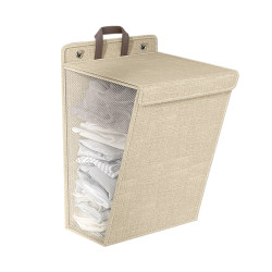 Dirty clothes storage basket foldable fabric bathroom dirty clothes basket dirty clothes basket household dirty clothes basket wall hanging storage basket