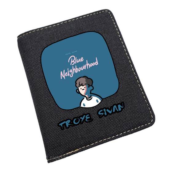 Chi Xun Troye SiVan Youth Middle School Snail Wallet Men's Short Japanese and South Korea Chi Xun Troye SiVan Youth Middle School Snail Wallet Men's Short Japanese and South Korea