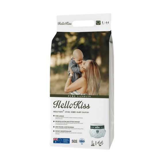 Hellokiss Angel Series Diaper Pulling Pants Ultra-thin, soft, large absorbent, soft, breathable and dry
Hellokiss Angel Series Diaper Pulling Pants Ultra-thin, soft, large absorbent, soft, breathable and dry