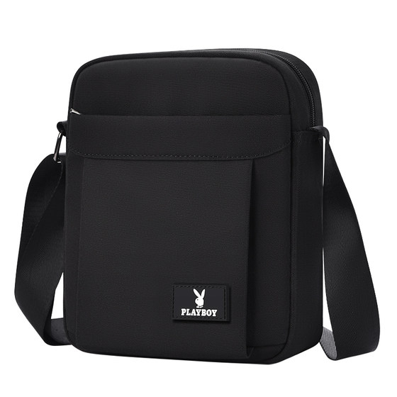 Playboy Shoulder Bag Men's Bag Casual Cousin Bags Large -capacity Oxford Cloth Boilebal Boys Tide Tip Berlin Backpack Playboy Shoulder Bag Men's Bag Casual Cousin Bags Large -capacity Oxford Cloth Boilebal Boys Tide Tip Berlin Backpack