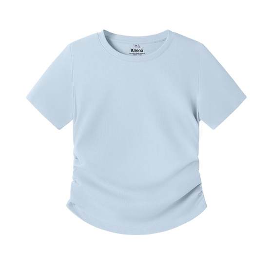 Benny Road design niche short T-shirt for women with small high-waisted short top pleated shoulder tight short sleeves trendy Q
Benny Road design niche short T-shirt for women with small high-waisted short top pleated shoulder tight short sleeves trendy Q