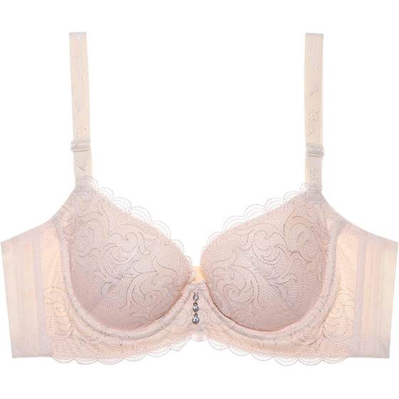 Underwear female small breasts gathering and integrated beautiful back sexy lace pair of silicon glue bra brand counter flagship store Underwear female small breasts gathering and integrated beautiful back sexy lace pair of silicon glue bra brand counter flagship store