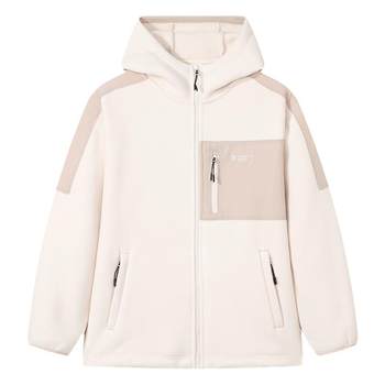 Pathfinder ດູໃບໄມ້ລົ່ນແລະລະດູຫນາວນອກຂອງແມ່ຍິງ fleece jacket ບວກກັບ velvet ຫນາຫນາອົບອຸ່ນ coat Polar fleece hooded cardigan sweatshirt