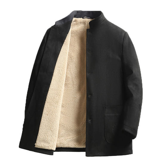 Hengyuanxiang Zhongshan jacket men's stand-up collar plus velvet thickened dad winter jacket casual high-end Chinese style Tang suit
Hengyuanxiang Zhongshan jacket men's stand-up collar plus velvet thickened dad winter jacket casual high-end Chinese style Tang suit