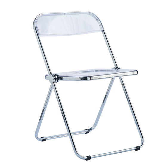 Transparent acrylic chairs household folding chairs folding stools modern internet celebrity dining table dining chairs stool crystal chairs Transparent acrylic chairs household folding chairs folding stools modern internet celebrity dining table dining chairs stool crystal chairs