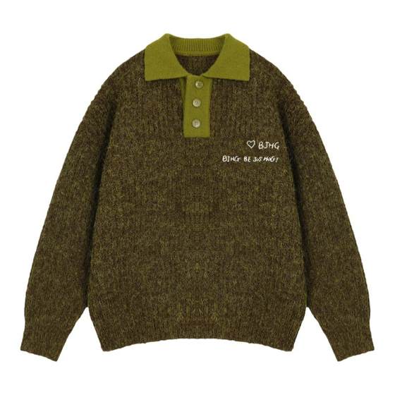 BJHG no matter the consequences lapel sweater for women autumn and winter trendy brands relaxed lazy feeling loose casual knitted sweater jacket for men
BJHG no matter the consequences lapel sweater for women autumn and winter trendy brands relaxed lazy feeling loose casual knitted sweater jacket for men
