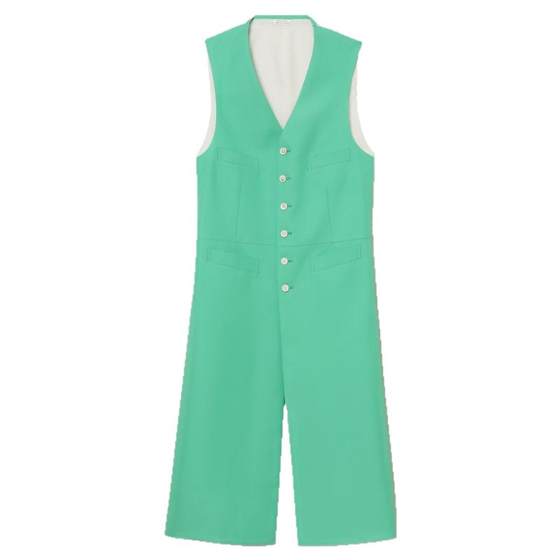 IT CDG COMME des GARCONS HOMME PLUS Men's clothing with long front and short spliced suit vest
IT CDG COMME des GARCONS HOMME PLUS Men's clothing with long front and short spliced suit vest