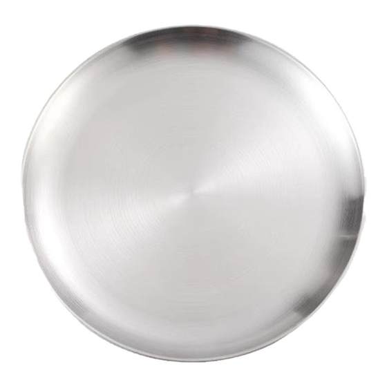 Korean 304 stainless steel plate round flat bottom shallow plate thickened commercial gold tray barbecue restaurant tableware customization
Korean 304 stainless steel plate round flat bottom shallow plate thickened commercial gold tray barbecue restaurant tableware customization