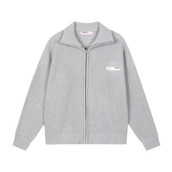 TGNS trendy brand pit-stand-stand-collar zipper cardigan gray sweater men and women autumn and winter tops couple sweater jacket
TGNS trendy brand pit-stand-stand-collar zipper cardigan gray sweater men and women autumn and winter tops couple sweater jacket
