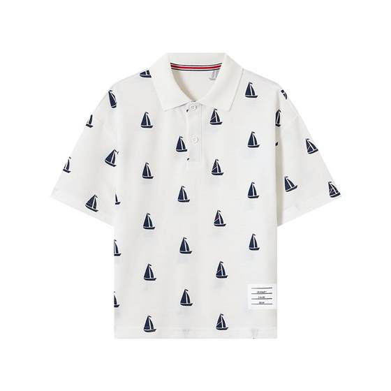 Duoduo Boy Full Print Polo Shirt 2025 New Summer Children's Medium Large Children Short Sleeve T-shirt Fashionable Half-sleeved T-shirt
Duoduo Boy Full Print Polo Shirt 2025 New Summer Children's Medium Large Children Short Sleeve T-shirt Fashionable Half-sleeved T-shirt